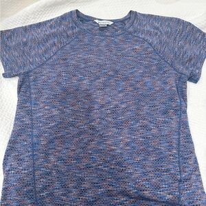 Athleta blue/purple space Shirt small